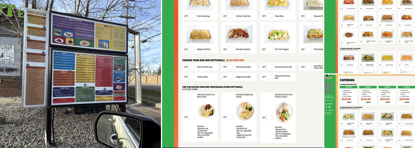 Panda Hut Express Menu