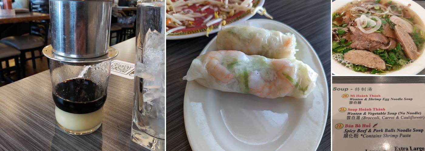 Pho Hoan Pasteur Menu