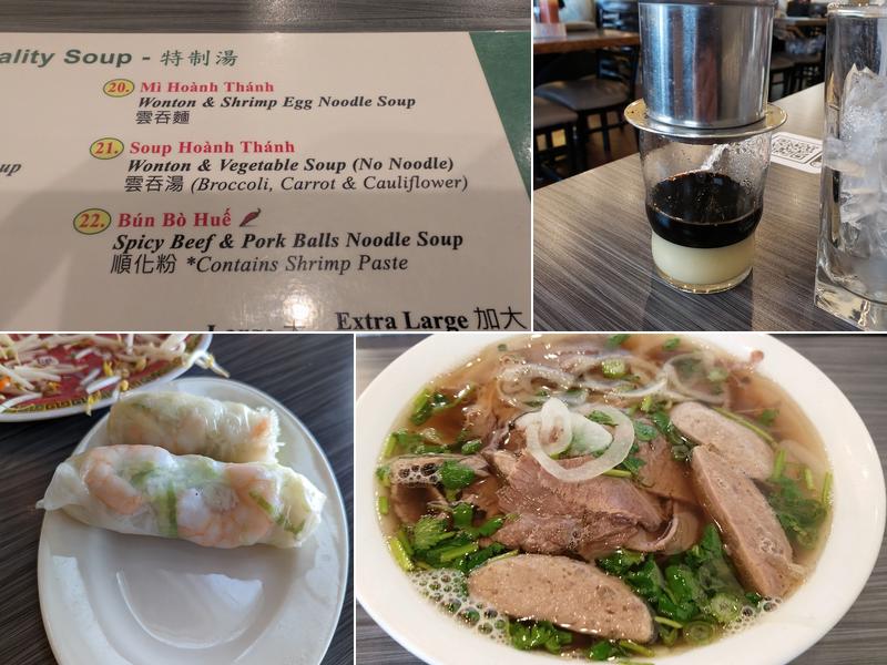 Pho Hoan Pasteur Menu
