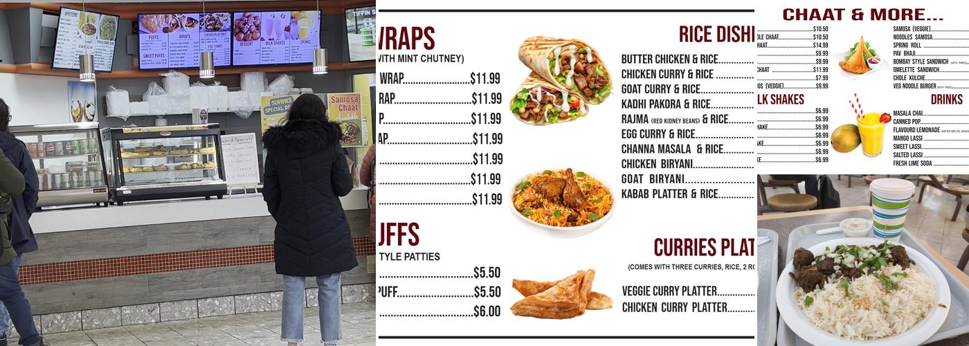 Curries & Puffs Menu