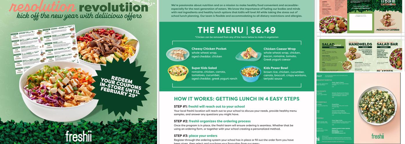 Freshii Menu