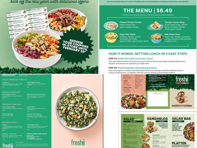 Freshii Menu