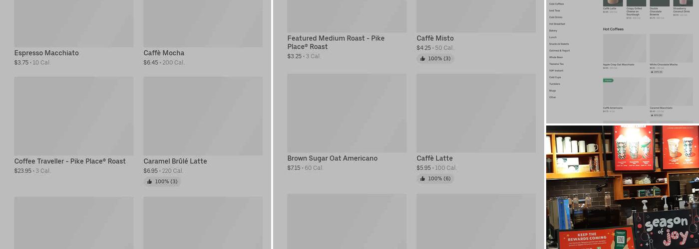 Starbucks Menu