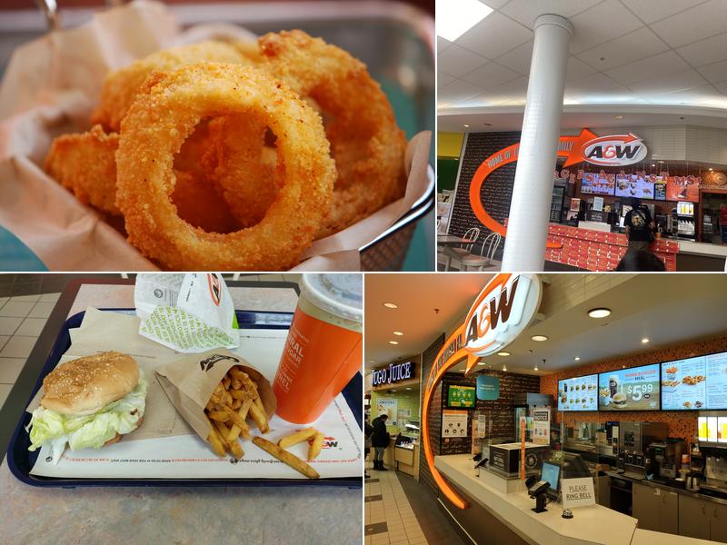 A&W Canada Menu