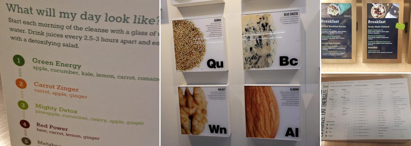 freshii Menu