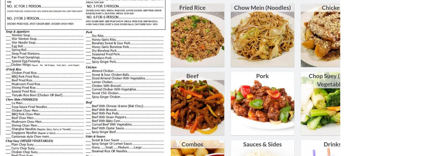 Eastside Kitchen Menu