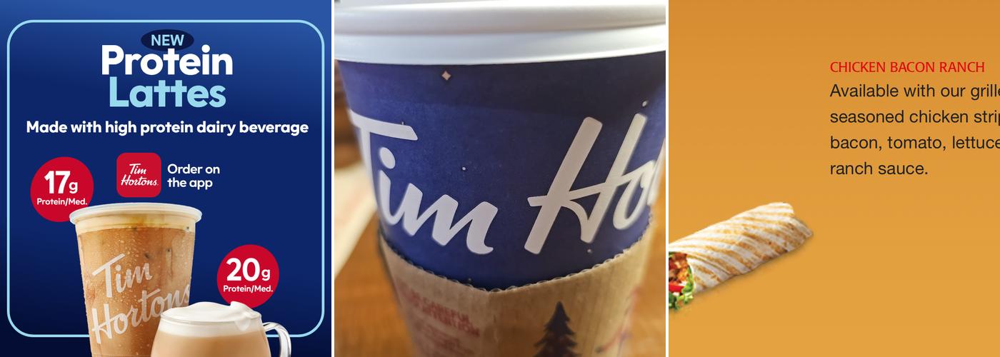 Tim Hortons Menu