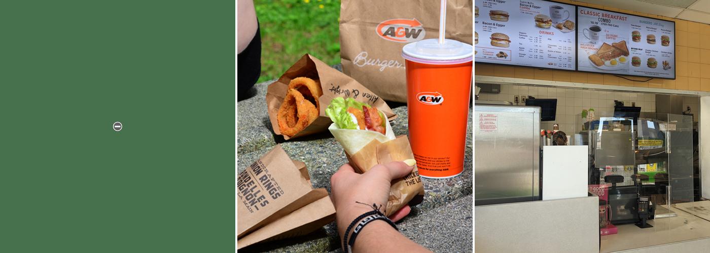 A&W Canada Menu