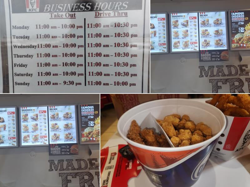 KFC Menu