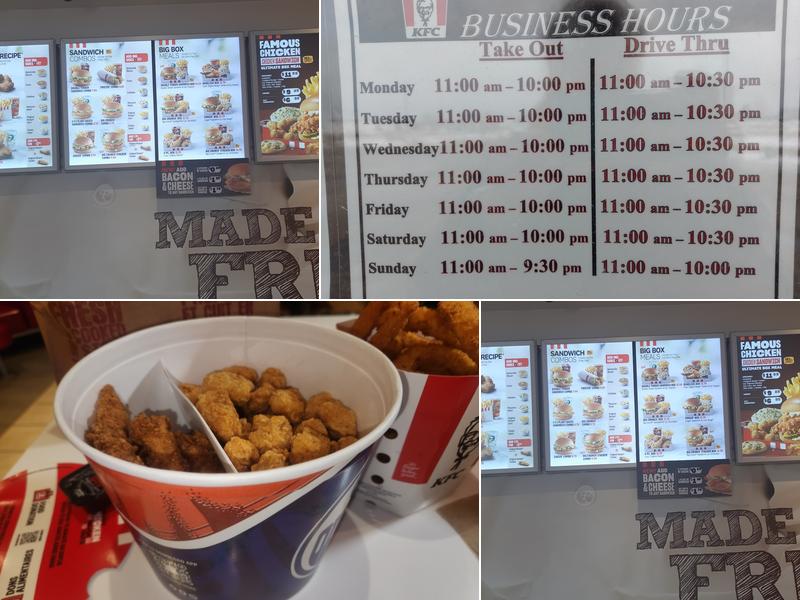 KFC Menu