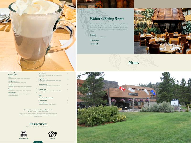 Walter's Dining Room Menu