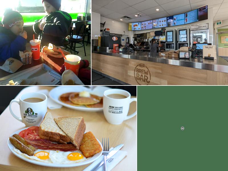 A&W Canada Menu