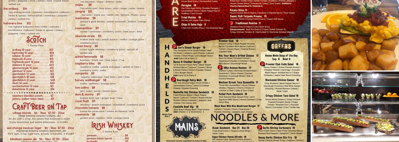 O'Brian's Restaurant & Grill Menu