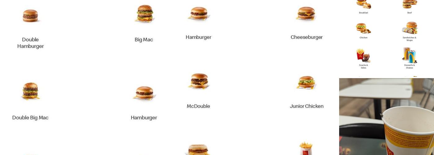 McDonald's Menu