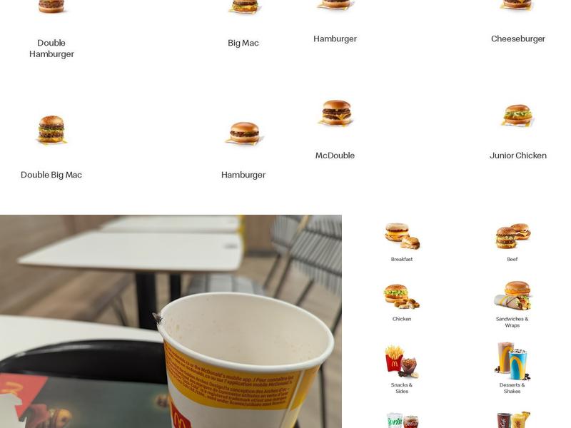 McDonald's Menu
