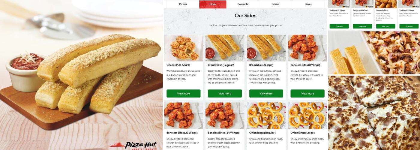 Pizza Hut Menu