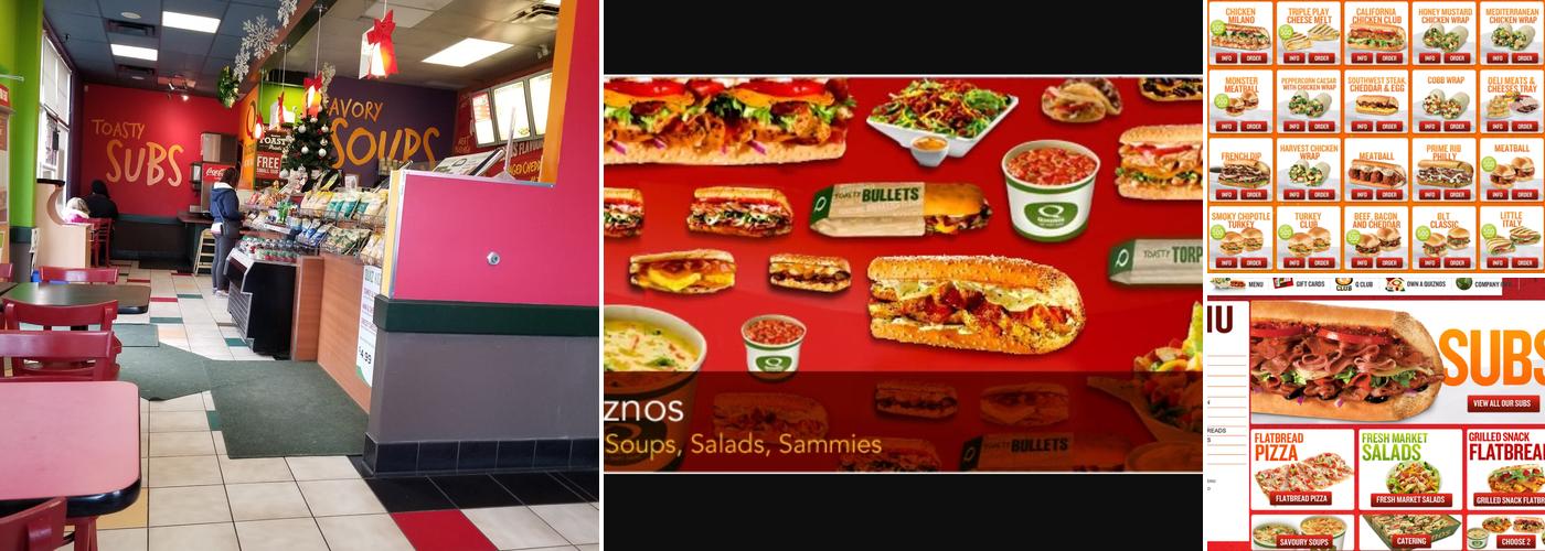 Quiznos Menu