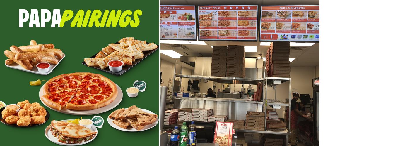 Papa Johns Pizza Menu