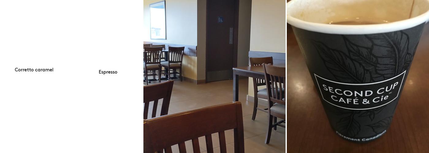 Second Cup Café Menu