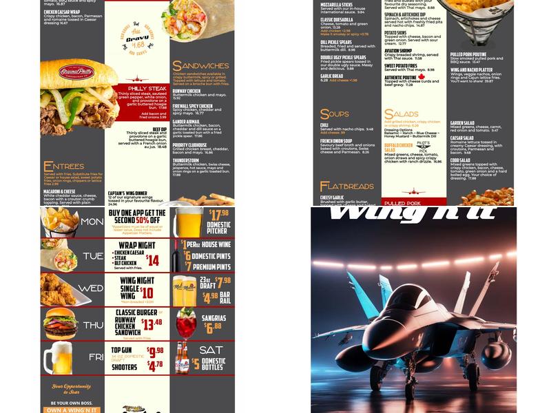 Wing'N It Restaurant Menu