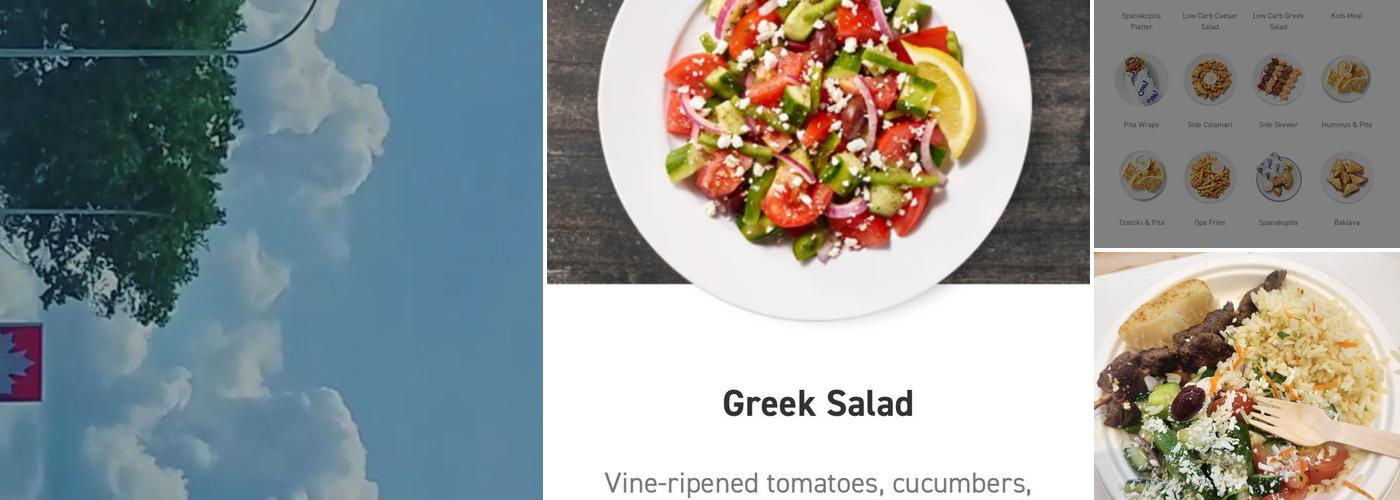 OPA! of Greece Medicine Hat Mall Menu