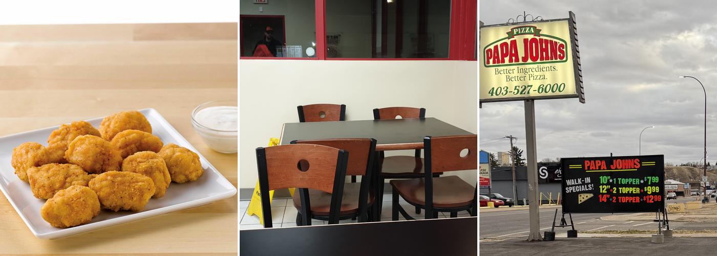 Papa Johns Pizza Menu