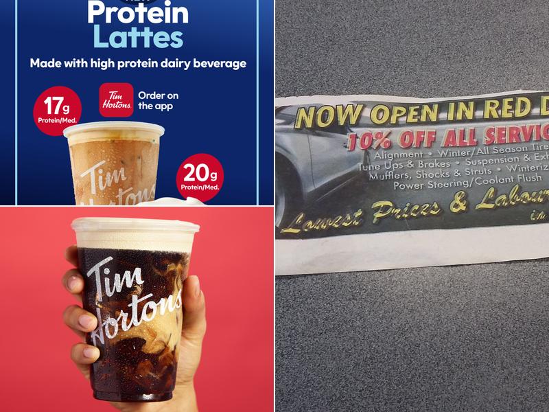 Tim Hortons Menu