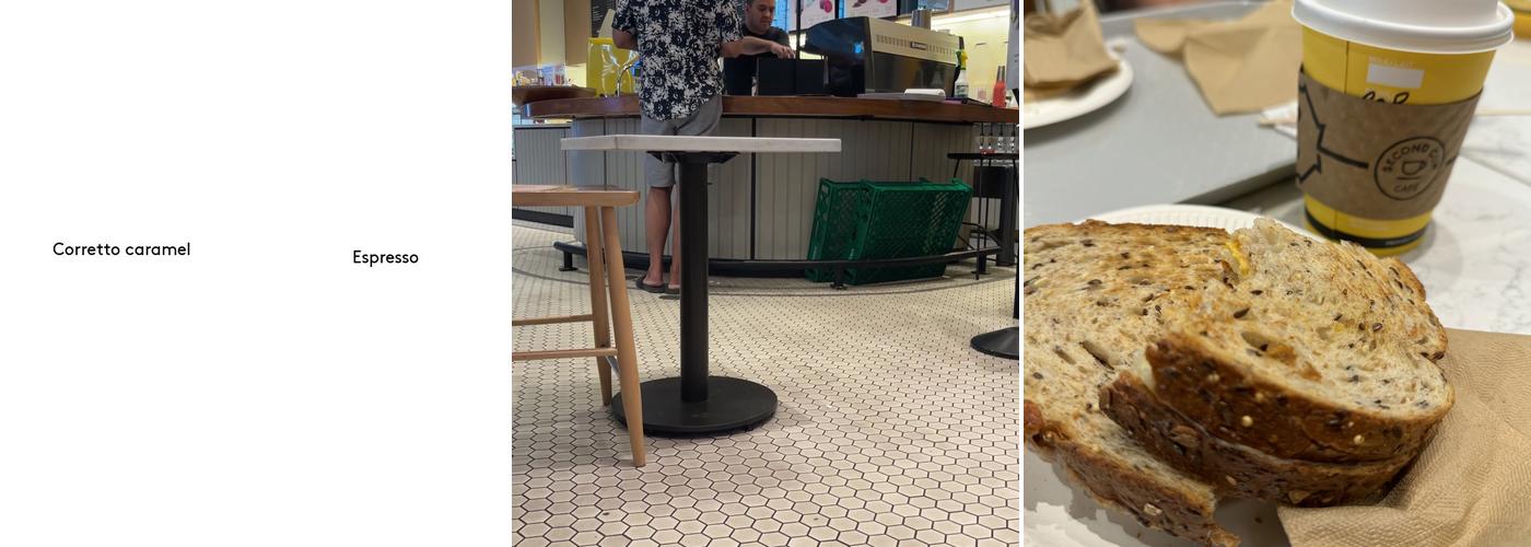 Second Cup Café Menu