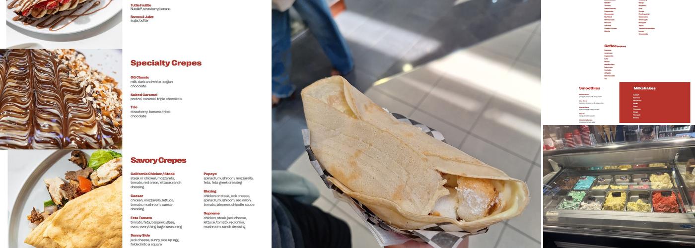 Crepe Delicious Menu