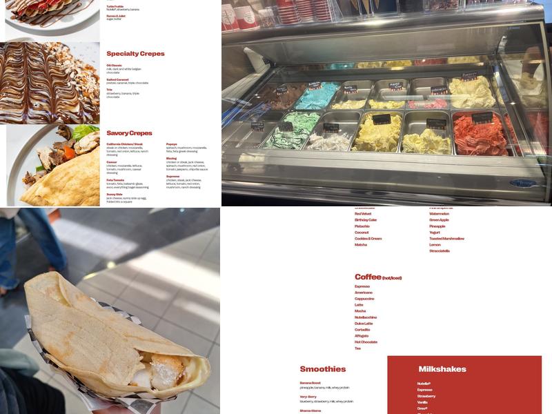 Crepe Delicious Menu