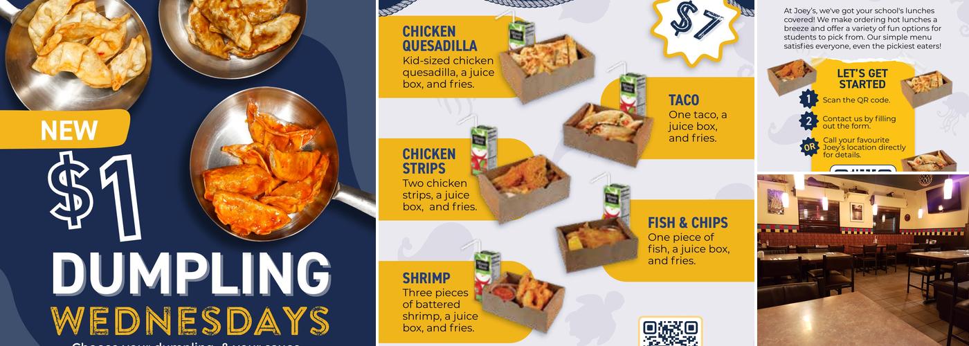 Joey’s Seafood Restaurants - Spruce Grove Menu