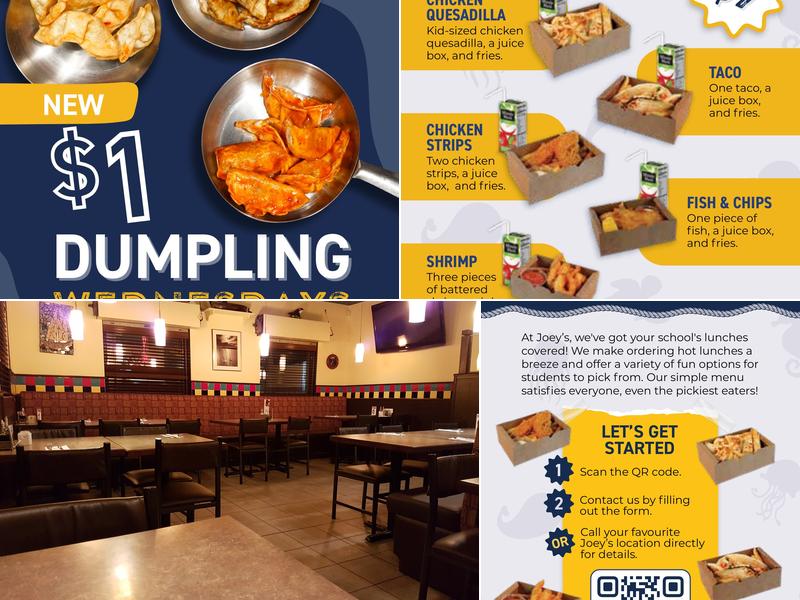 Joey’s Seafood Restaurants - Spruce Grove Menu