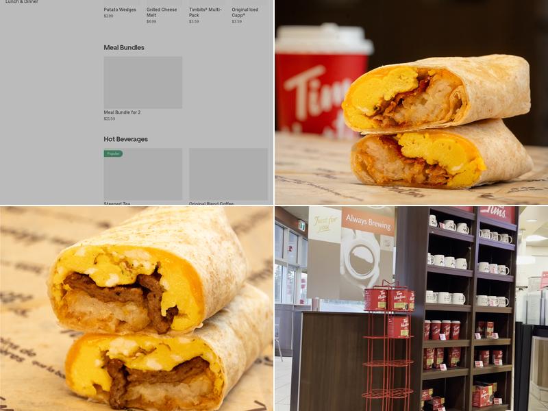 Tim Hortons Menu