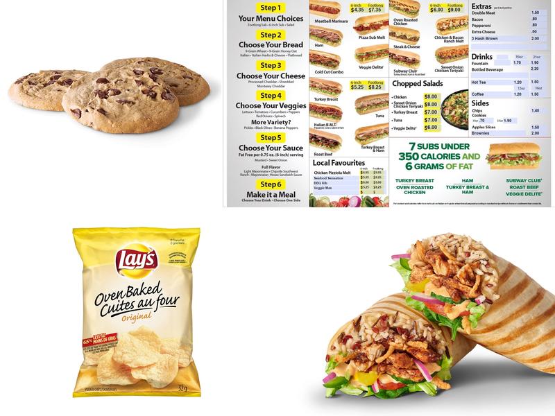 Subway Menu