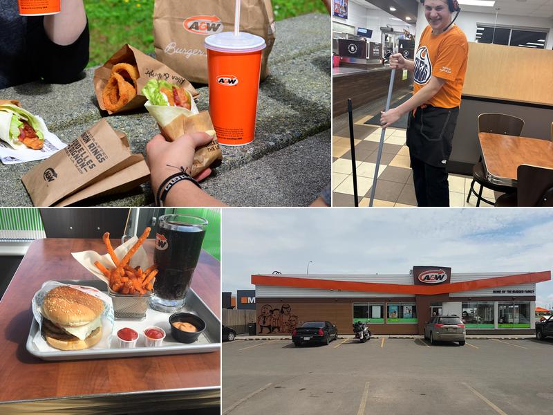 A&W Canada Menu