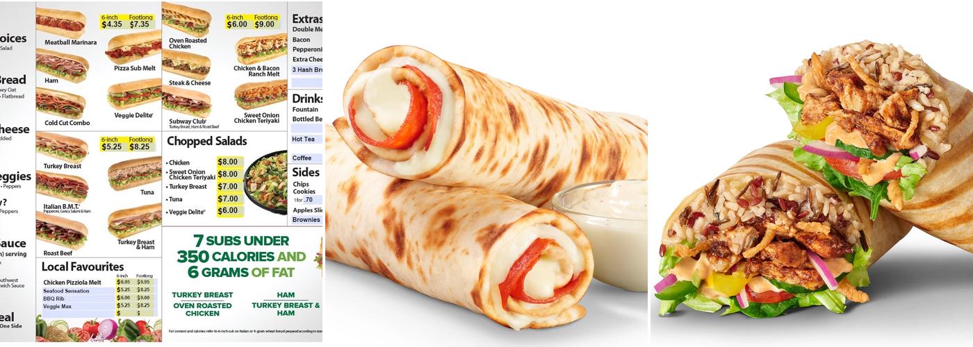 Subway Menu
