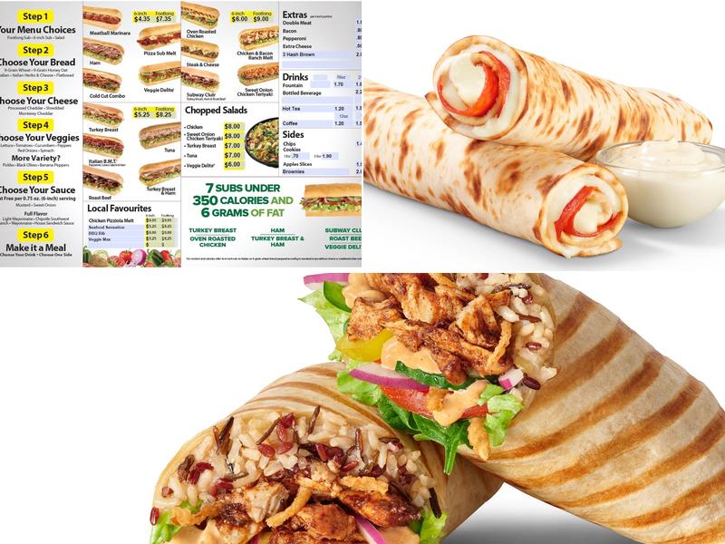 Subway Menu