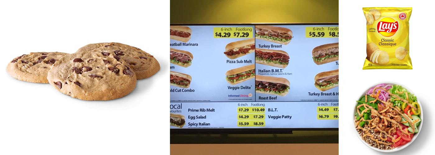 Subway Menu