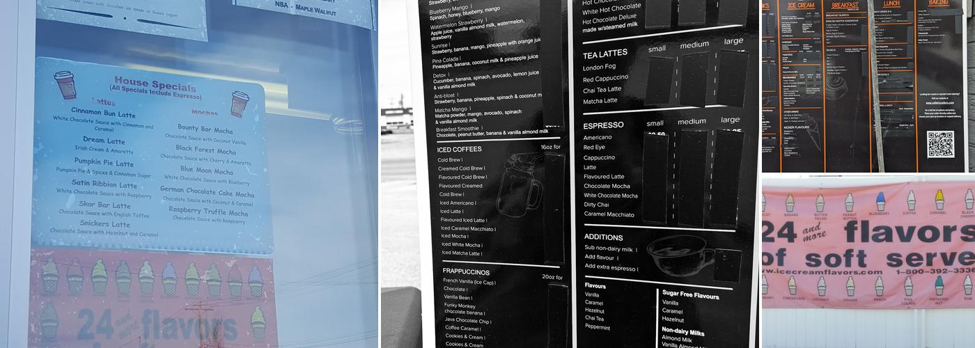 Café Trocadero Menu