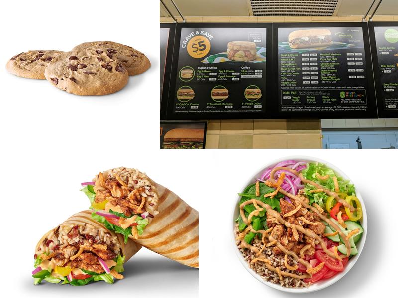 Subway Menu