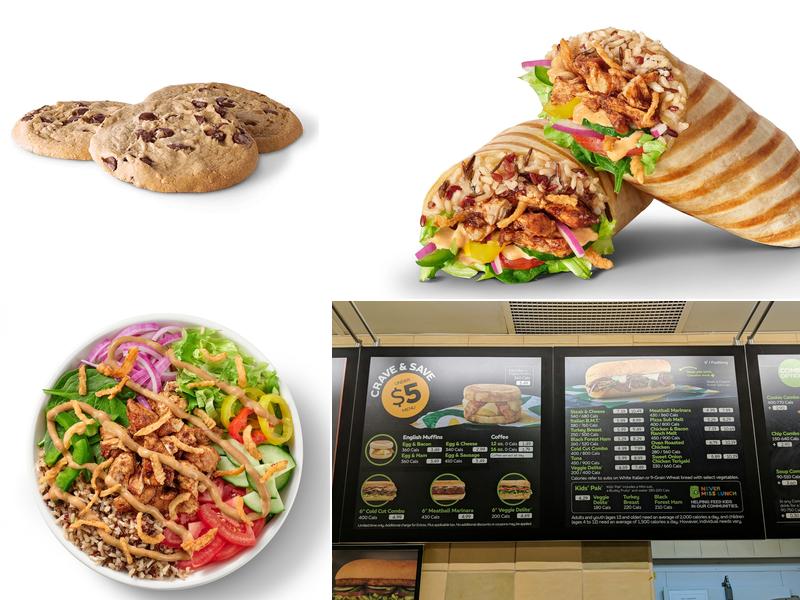 Subway Menu
