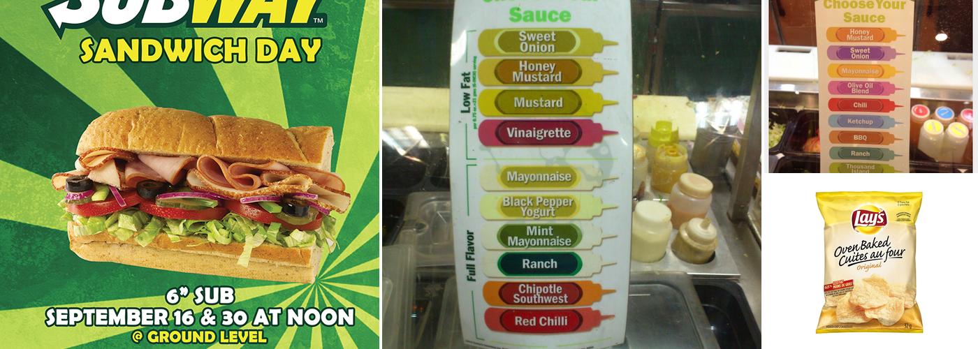 Subway Menu