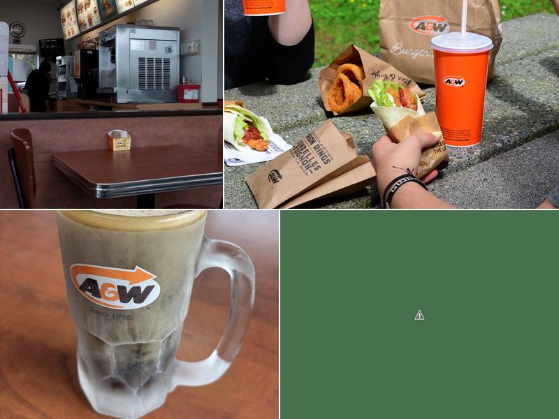 A&W Canada Menu
