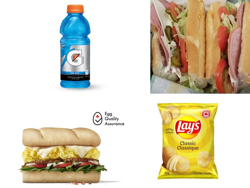 Subway Menu