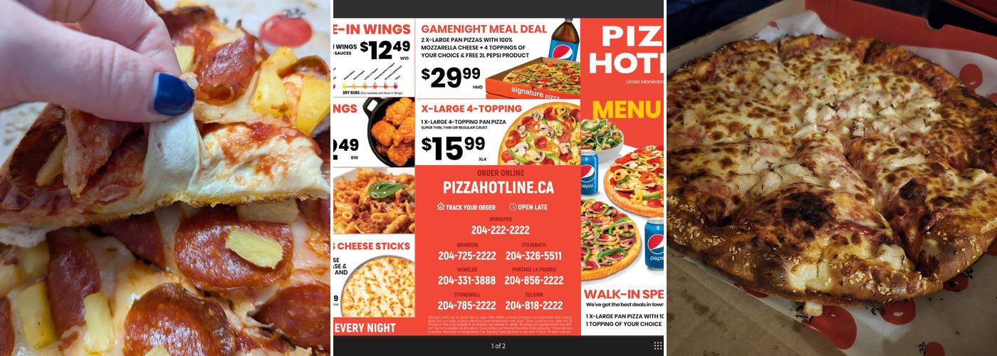 Pizza Hotline Menu
