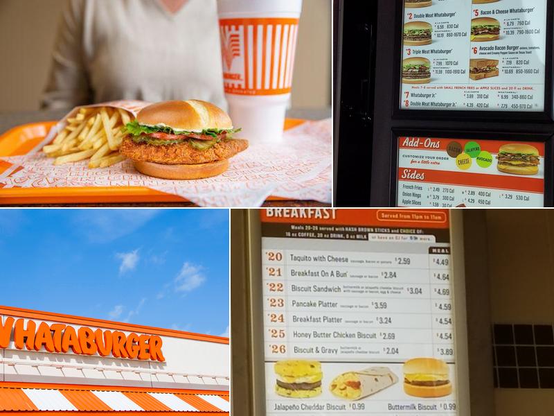 Whataburger Menu