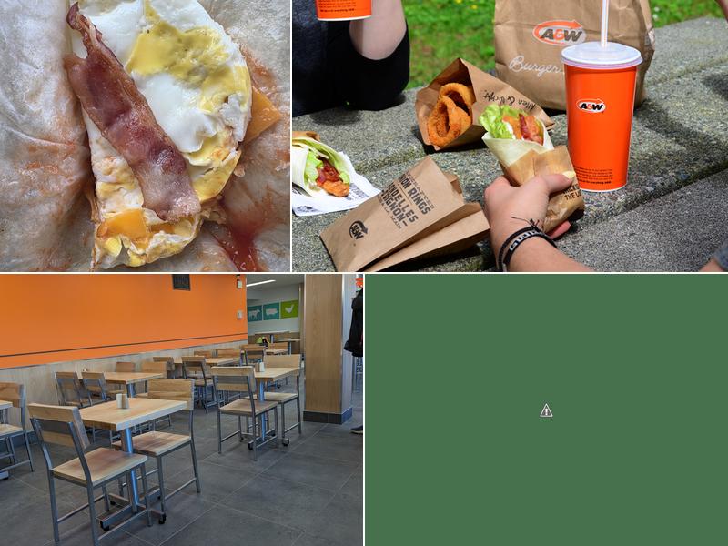 A&W Canada Menu
