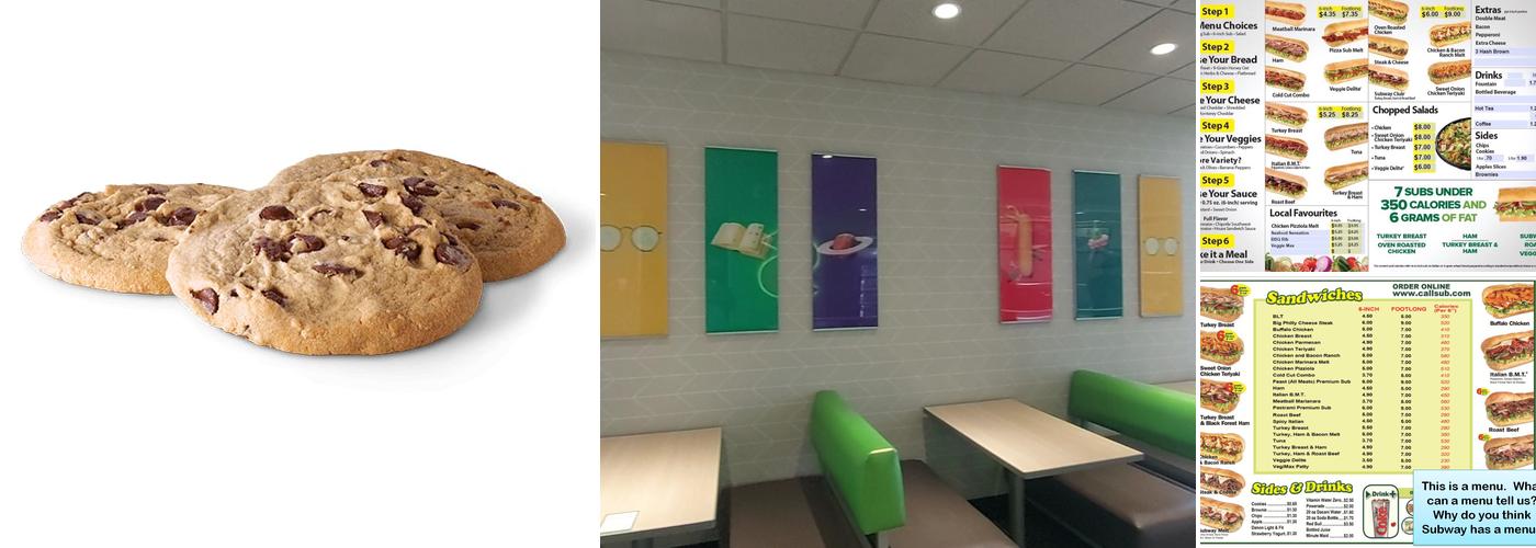Subway Menu