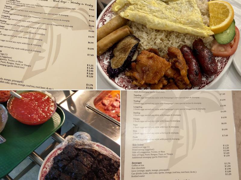 Pampanga Restaurant & Banquet Hall Menu