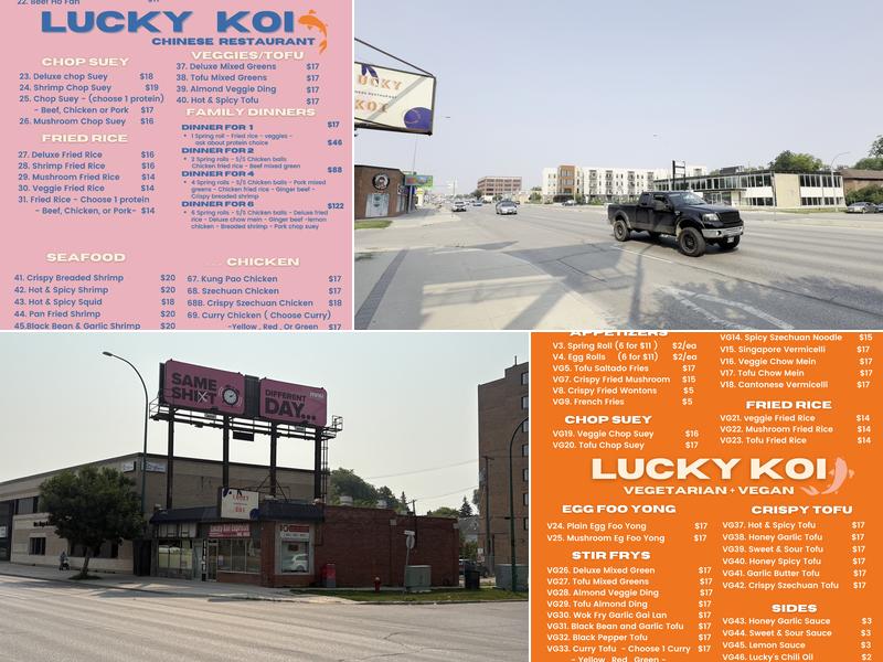 Lucky Koi Express Chinese Restaurant Menu